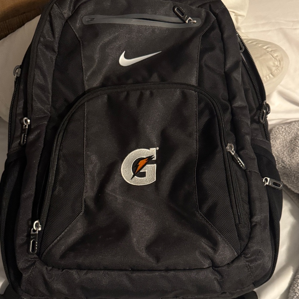 Nike Black and Gray Backpack